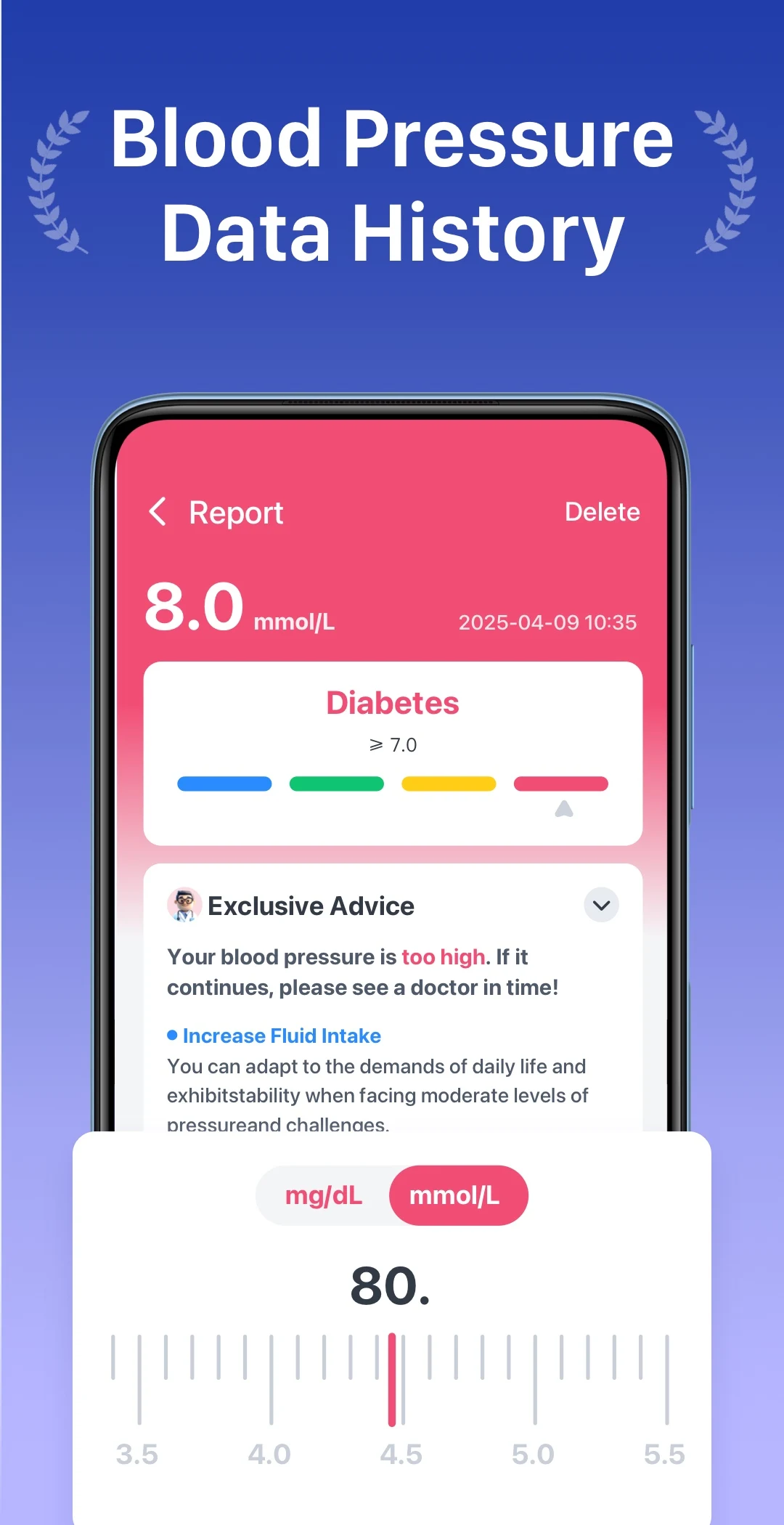 Beatly: Blood Pressure & Sugar screenshot